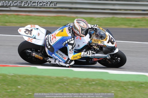 2009-05-09 Monza 2102 Superbike - Qualifyng Practice - Max Neukirchner - Suzuki GSX-R 1000 K9